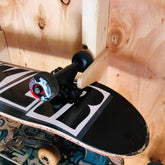 Skateboard Organizer 26" – Shed Storage Rack for 4 Boards – Sporting Goods Organization"