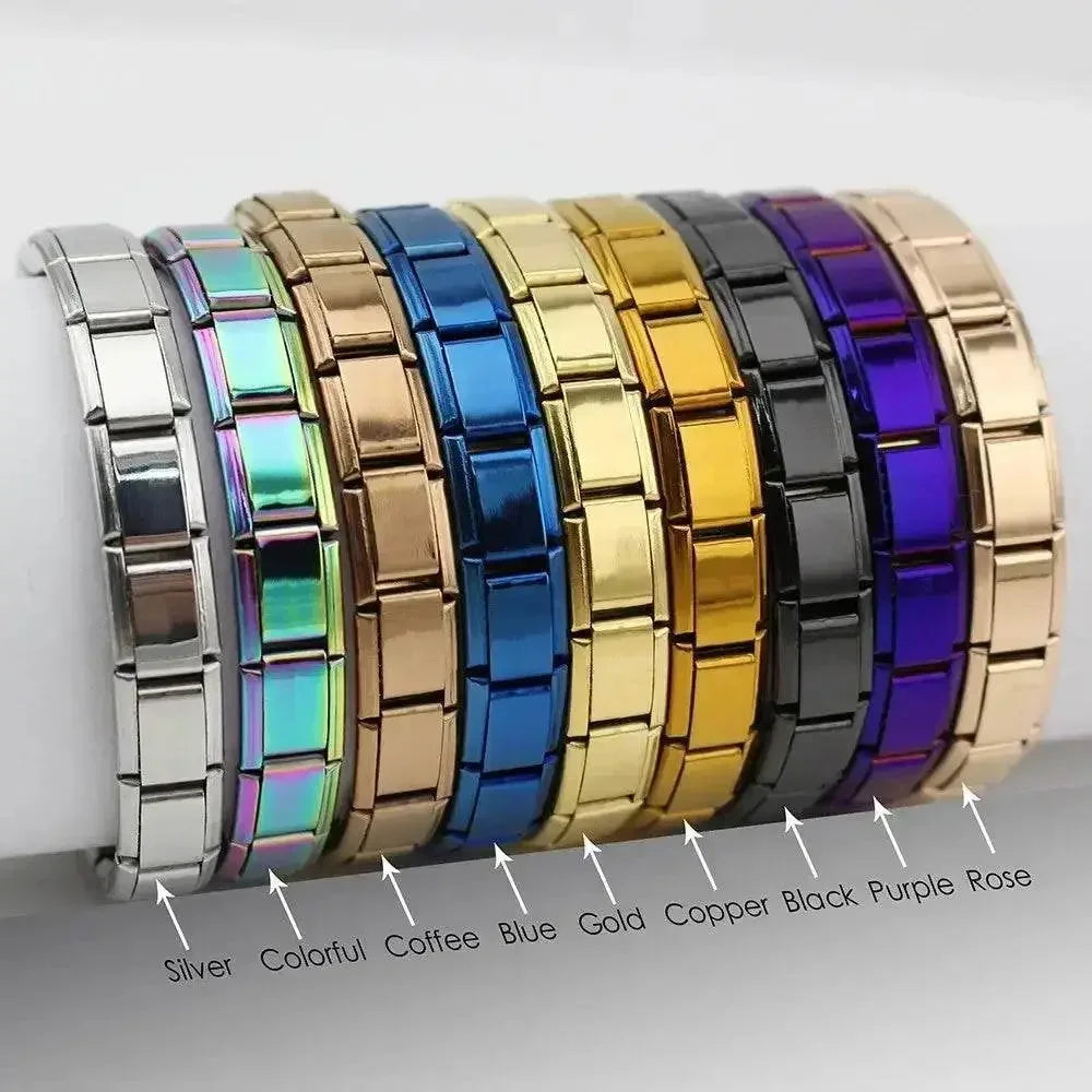 Hapiship Women's Stainless Steel Charm Bracelet Charm Bracelet by Dropshee
