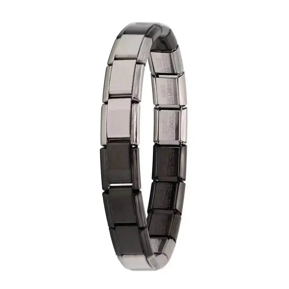 Hapiship Women's Stainless Steel Charm Bracelet Charm Bracelet by Dropshee
