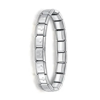 Hapiship Women's Stainless Steel Charm Bracelet