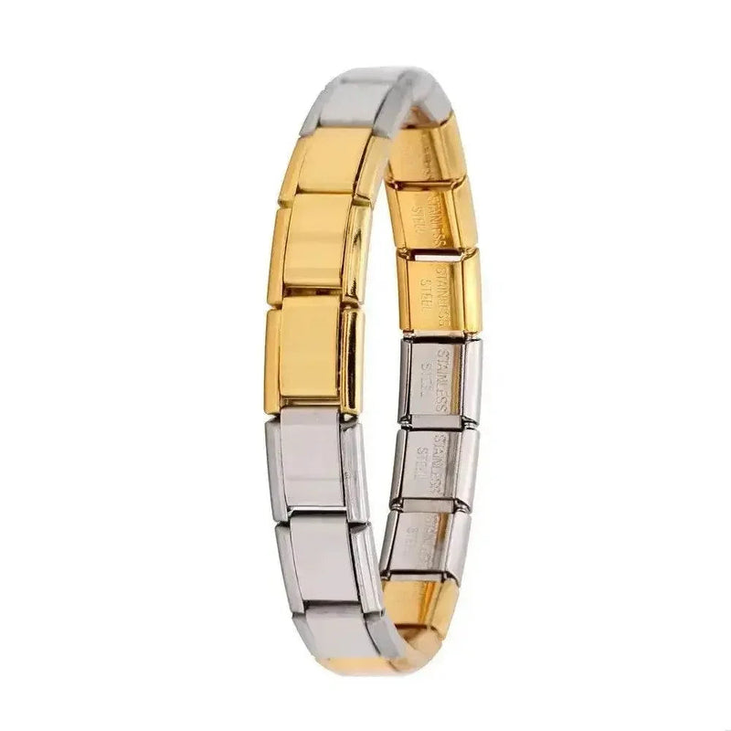 Hapiship Women's Stainless Steel Charm Bracelet Charm Bracelet by Dropshee