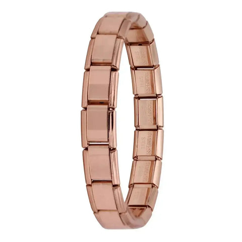 Hapiship Women's Stainless Steel Charm Braceletcharm bracelet,classic style,colorful options,durable material,everyday wear,fashion accessory,geometric design,gift idea,hidden clasp,hologram bracelet,link chain,metal bracelet,stainless steel,trendy jewelr