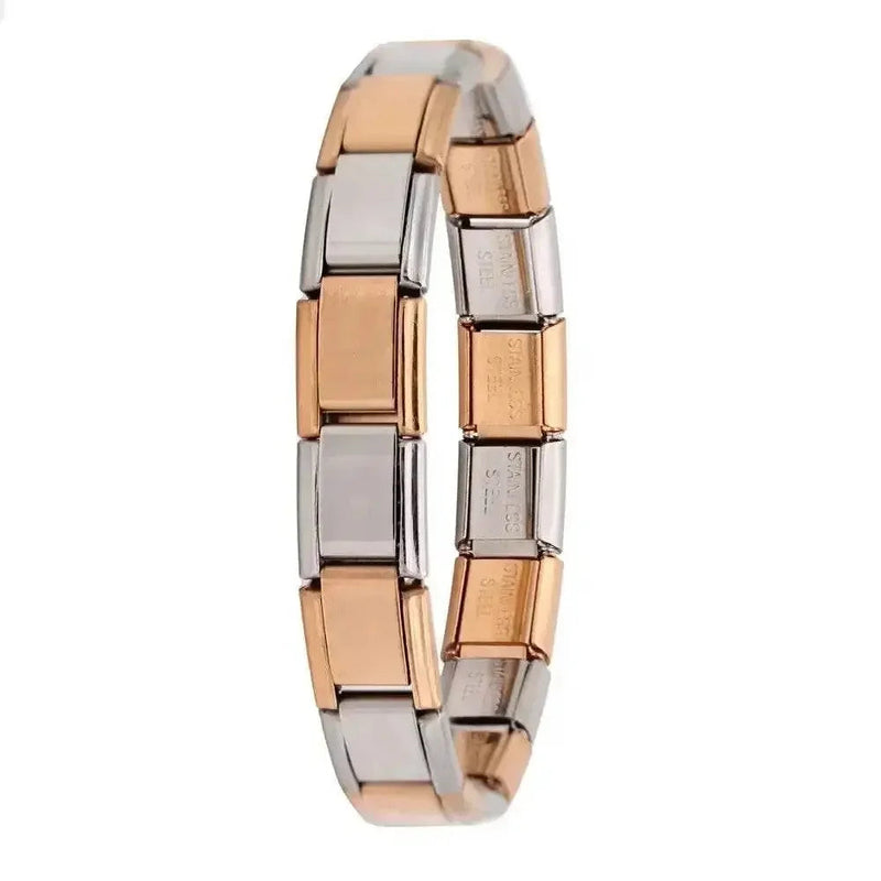 Hapiship Women's Stainless Steel Charm Bracelet Charm Bracelet by Dropshee