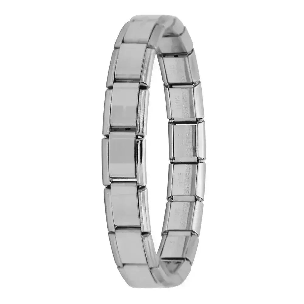 Hapiship Women's Stainless Steel Charm Bracelet Charm Bracelet by Dropshee