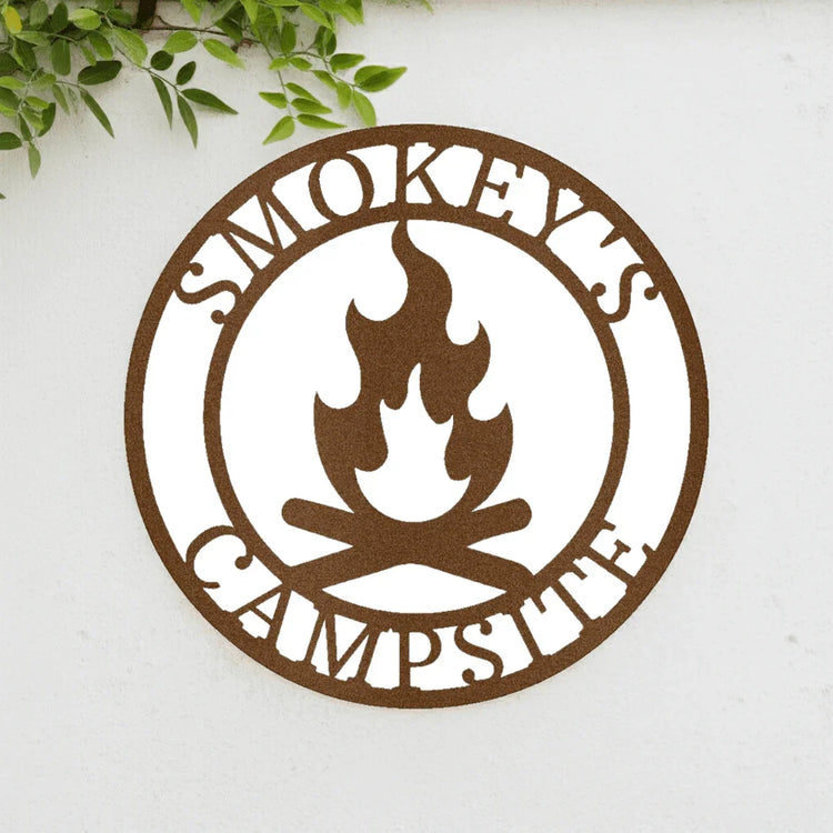 Campfire Personalized Gifts - Custom Metal Sign - GiFTiFY