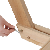 Hexagonal Wooden Wedding Arch with Floral Decorations - GiFTiFY