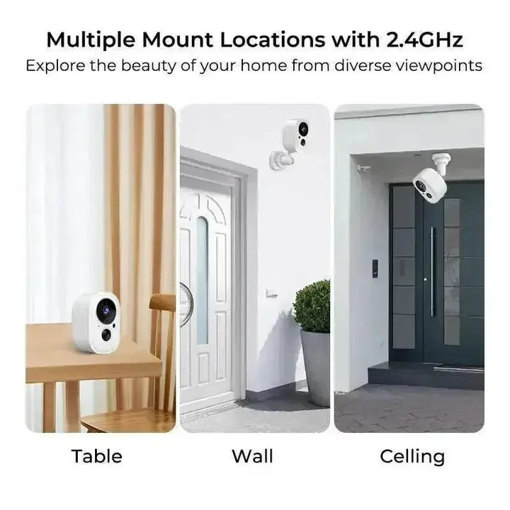 Home Burglar Security System with Camera WiFi GSM Home Security System - GiFTiFY