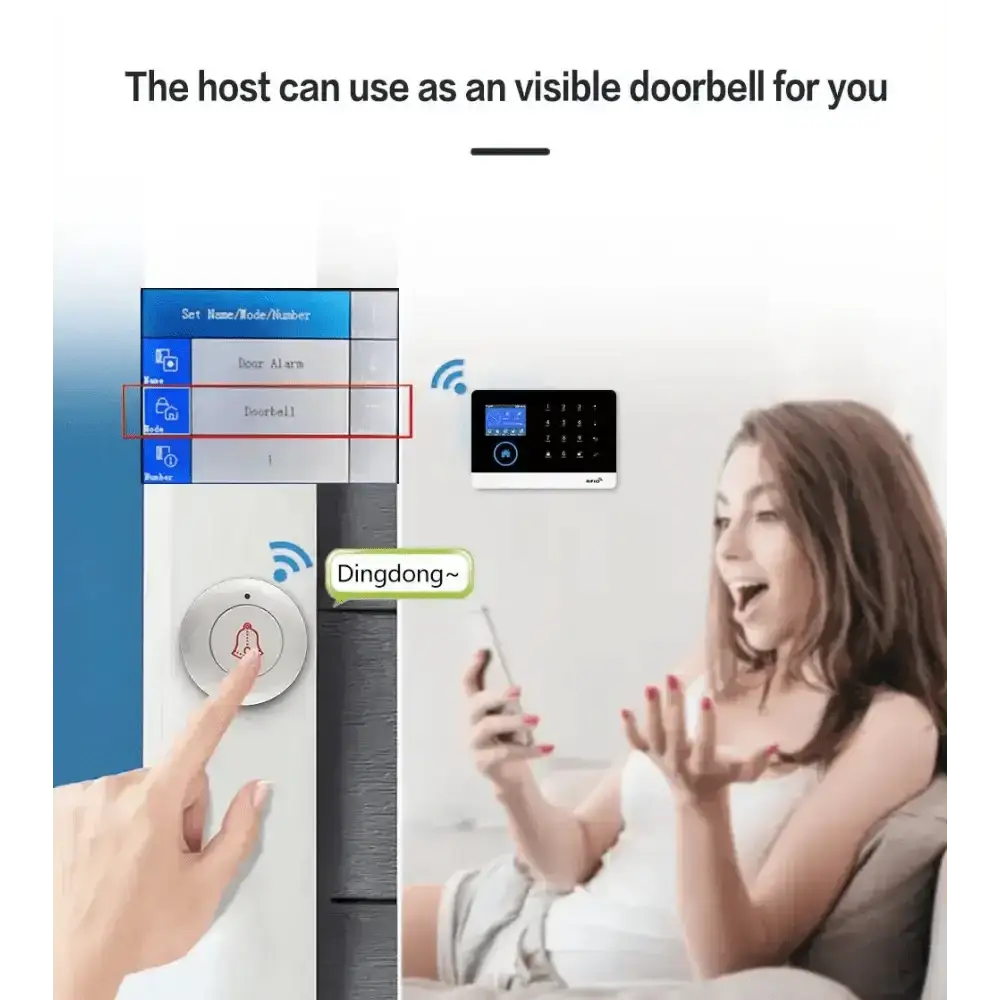 Home Burglar Security System with Camera WiFi GSM Home Security System - GiFiFY