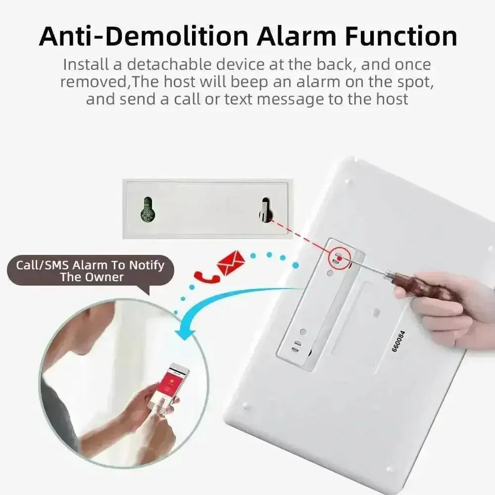 Home Burglar Security System with Camera WiFi GSM Home Security System - GiFTiFY