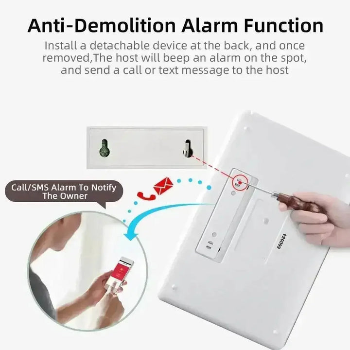 Home Burglar Security System with Camera WiFi GSM Home Security System - GiFTiFY
