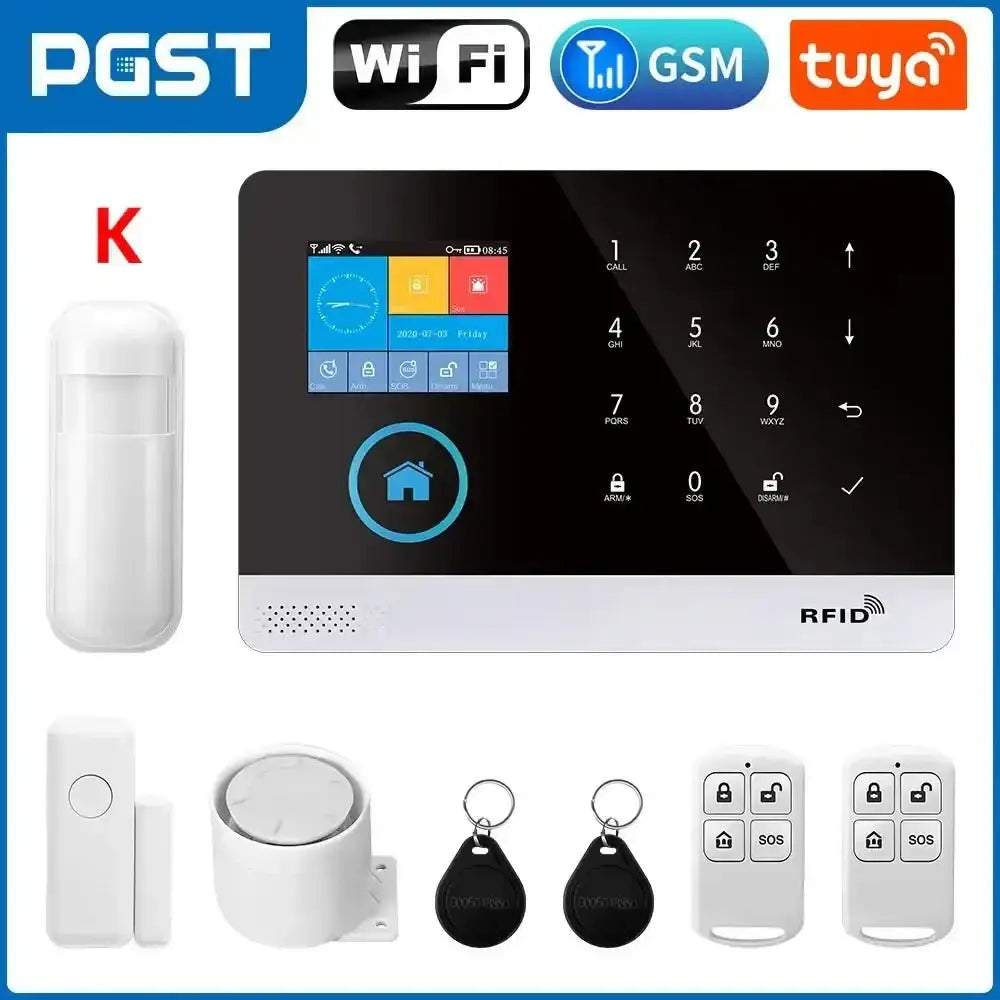 Home Burglar Security System with Camera WiFi GSM Home Security System - GiFiFY