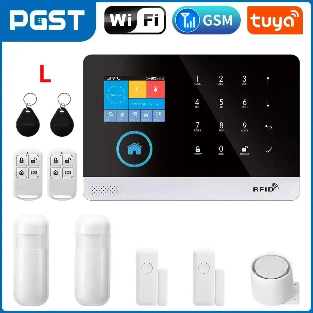 Home Burglar Security System with Camera WiFi GSM Home Security System - GiFiFY