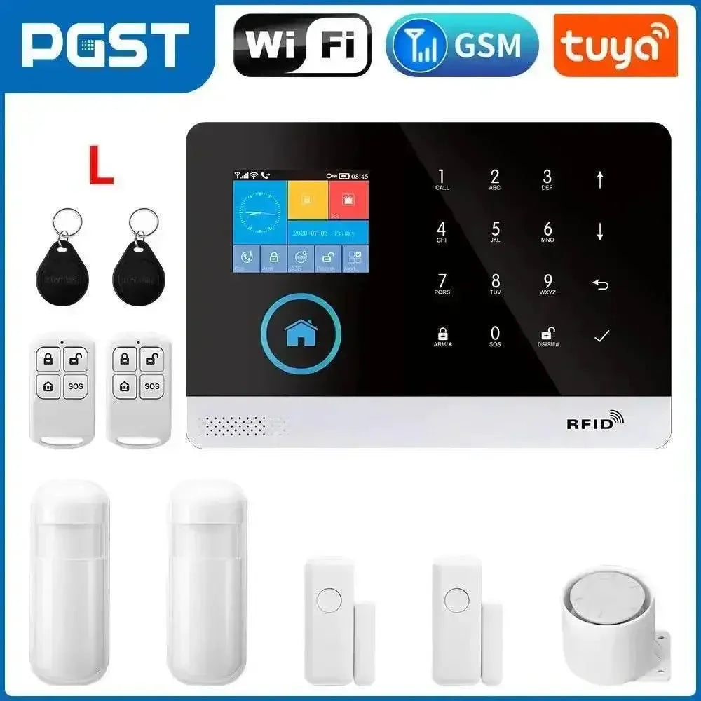 Home Burglar Security System with Camera WiFi GSM Home Security System - GiFTiFY