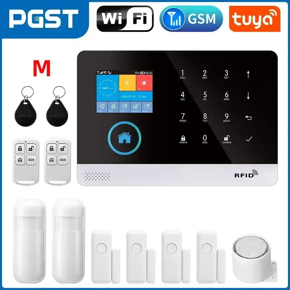 Home Burglar Security System with Camera WiFi GSM Home Security System - GiFiFY