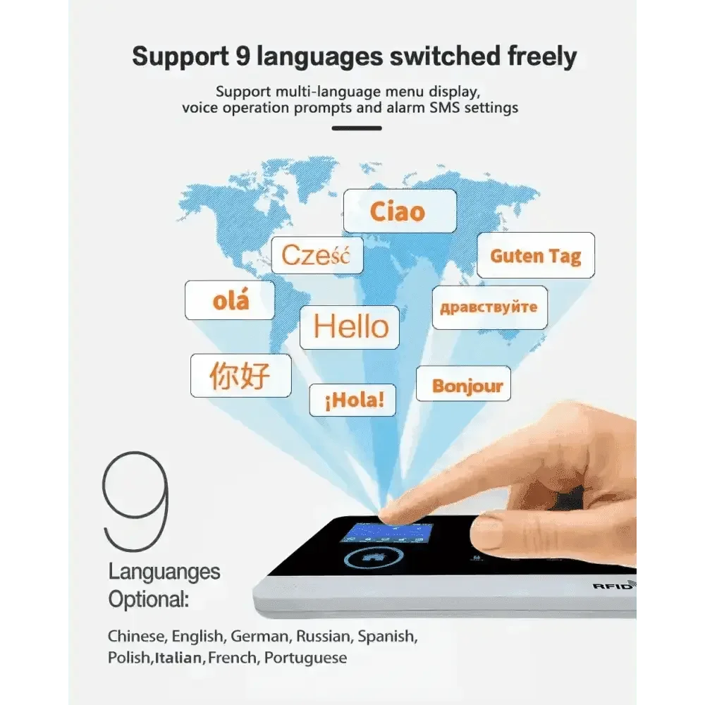 Home Burglar Security System with Camera WiFi GSM Home Security System - GiFTiFY