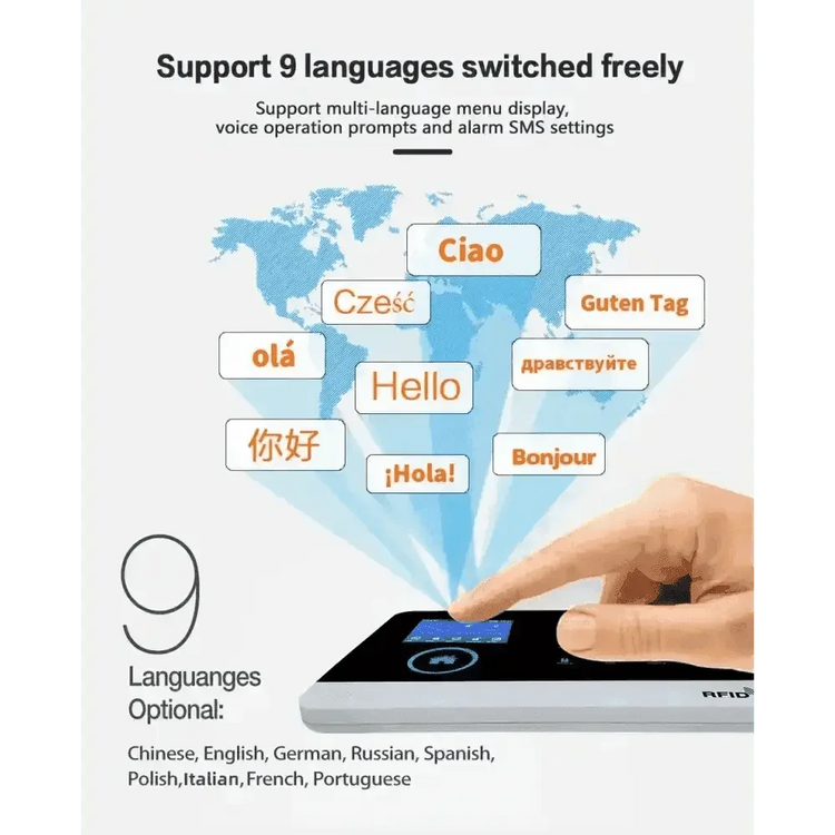 Home Burglar Security System with Camera WiFi GSM Home Security System - GiFTiFY