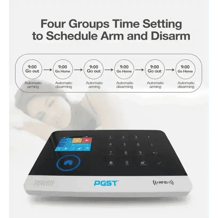 Home Burglar Security System with Camera WiFi GSM Home Security System - GiFTiFY