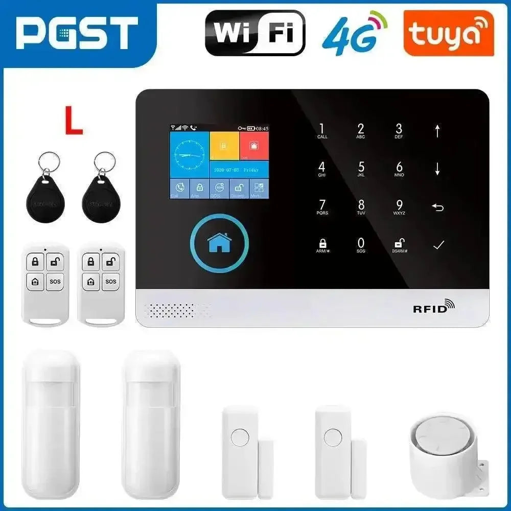 Home Burglar Security System with Camera WiFi GSM Home Security System - GiFTiFY