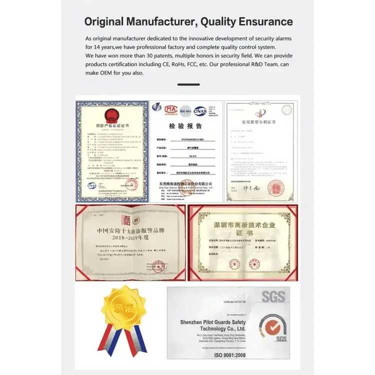 Home Burglar Security System with Camera WiFi GSM Home Security System - GiFTiFY