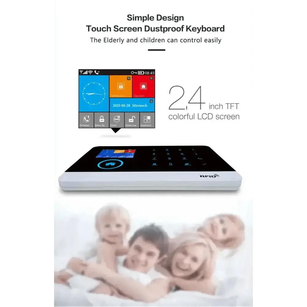 Home Burglar Security System with Camera WiFi GSM Home Security System - GiFiFY