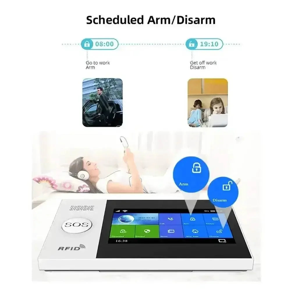 Home Security System with PIR Motion Sensor and Door Sensor - GiFTiFY