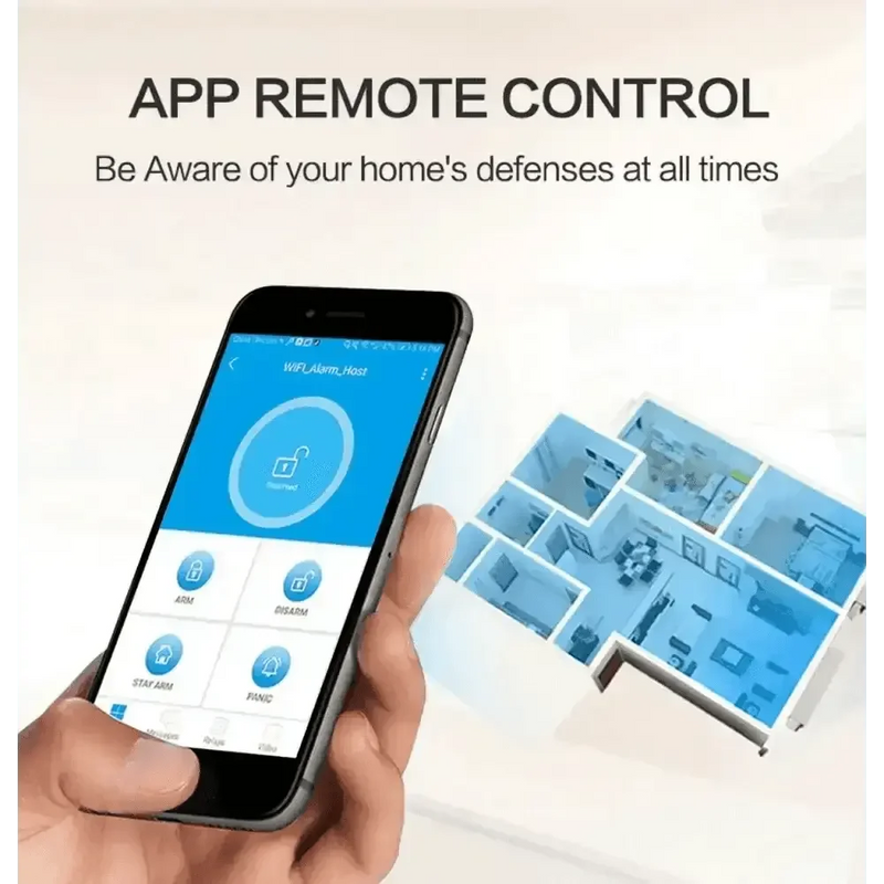 Home Security System with PIR Motion Sensor and Door Sensor Security System by DSERS
