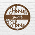 Home Sweet Home Metal Sign - Custom Metal Sign, Housewarming/Wedding Anniversary Gift - GiFTiFY