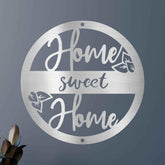 Home Sweet Home Metal Sign - Custom Metal Sign, Housewarming/Wedding Anniversary Gift - GiFTiFY