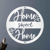 Home Sweet Home Metal Sign - Custom Metal Sign, Housewarming/Wedding Anniversary Gift - GiFTiFY