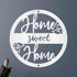 Home Sweet Home Metal Sign - Custom Metal Sign, Housewarming/Wedding Anniversary Gift - GiFTiFY