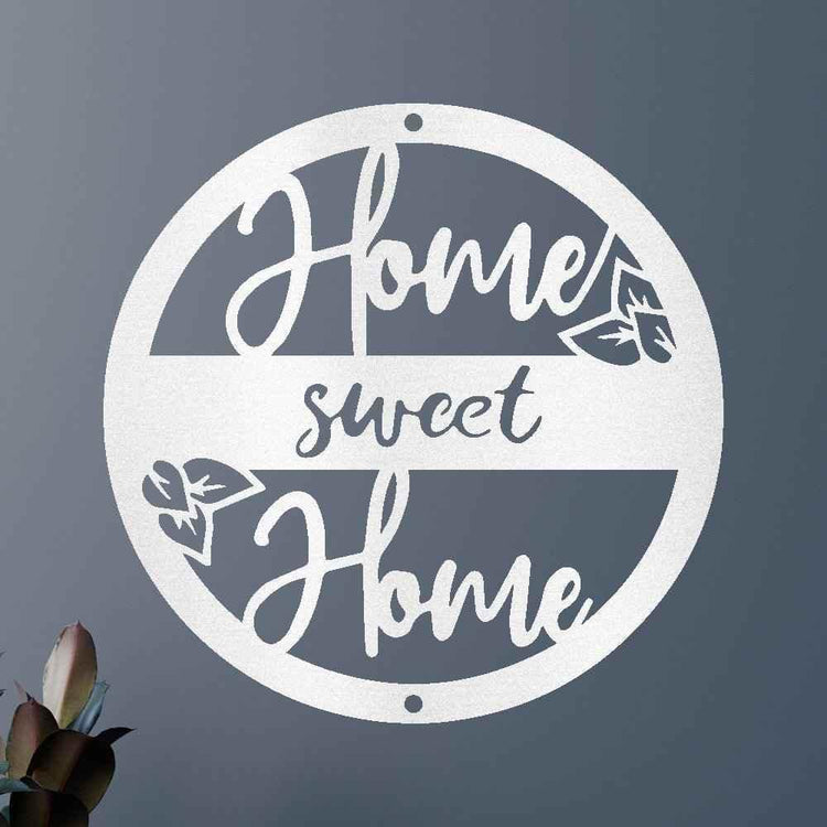 Home Sweet Home Metal Sign - Custom Metal Sign, Housewarming/Wedding Anniversary Gift - GiFTiFY