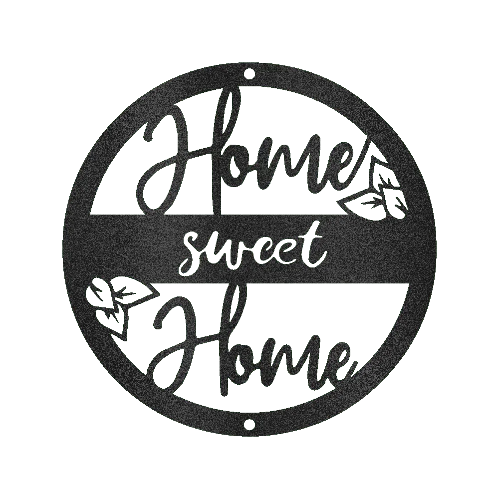 Home Sweet Home Metal Sign - Custom Metal Sign, Housewarming/Wedding Anniversary Gift - GiFTiFY