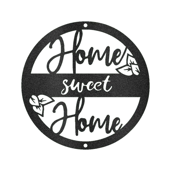 Home Sweet Home Metal Sign - Custom Metal Sign, Housewarming/Wedding Anniversary Gift - GiFTiFY