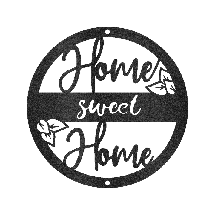 Home Sweet Home Metal Sign - Custom Metal Sign, Housewarming/Wedding Anniversary Gift - GiFTiFY