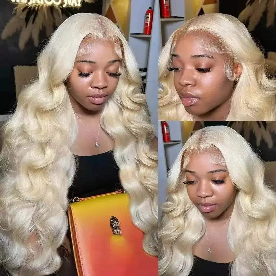 Honey Blonde wig Body Wave Lace Wig - GiFTiFY