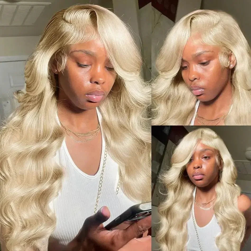 Honey Blonde wig Body Wave Lace Wig - GiFTiFY