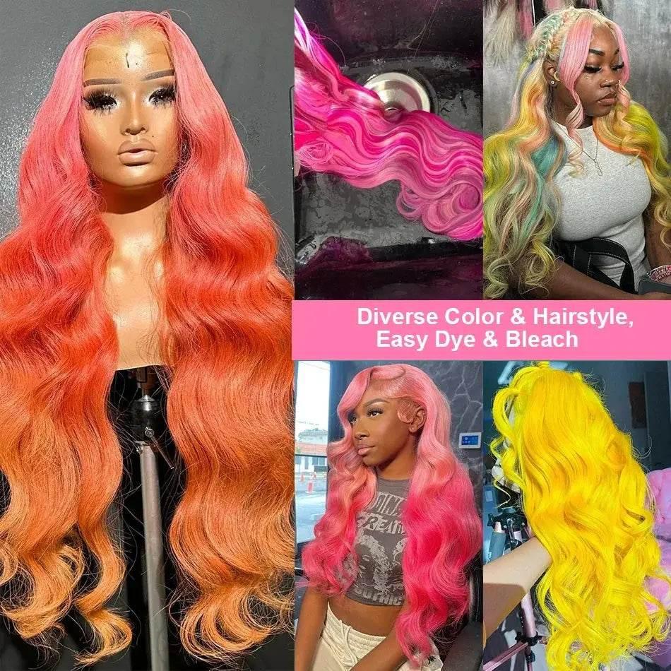 Honey Blonde wig Body Wave Lace Wig - GiFTiFY