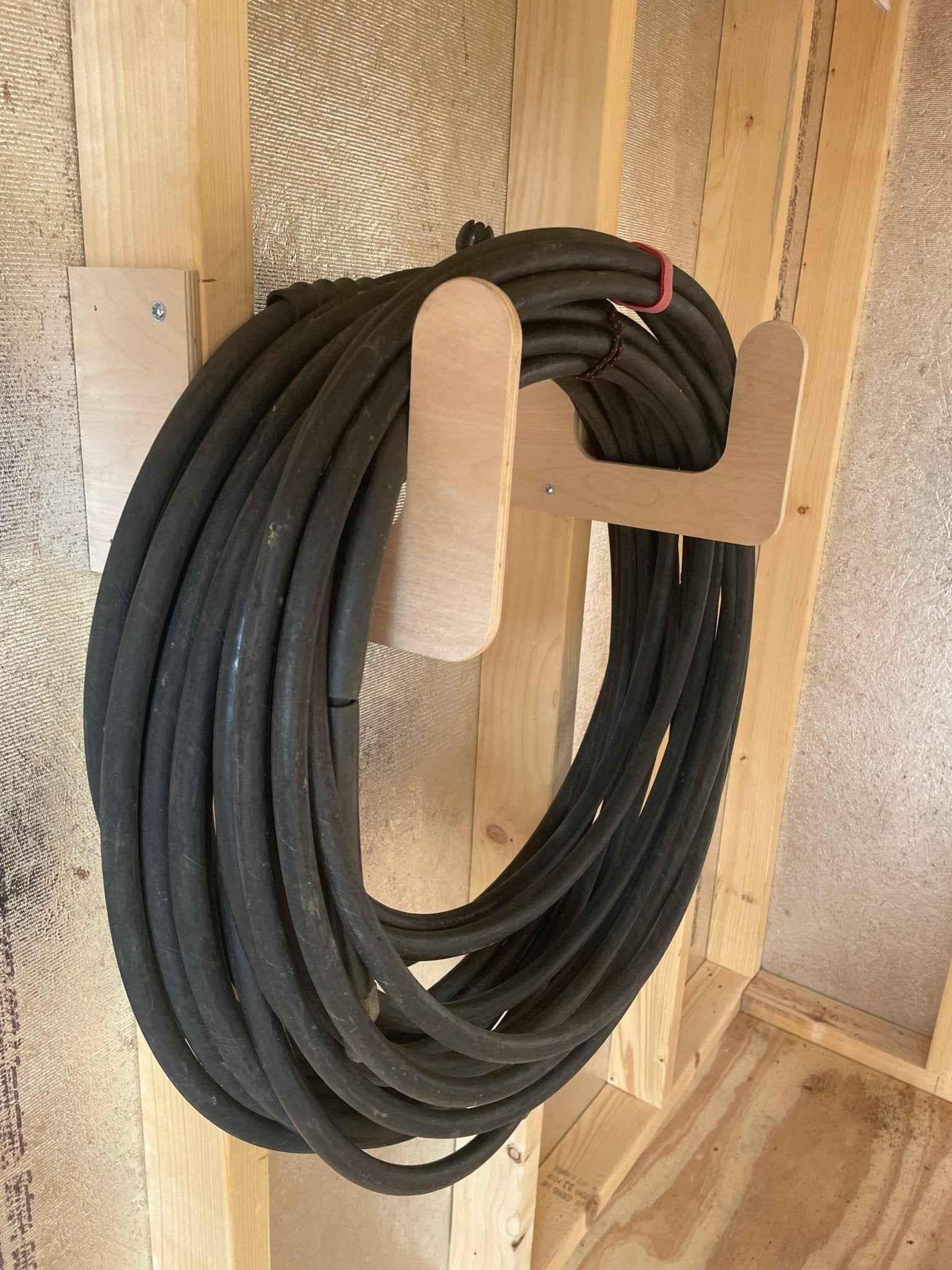 Hose Organizer – Garden Tool Storage Rack for Shed Organization