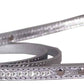 Dog, Puppy & Pet Designer Croc Leash, "One Row Clear Crystal"