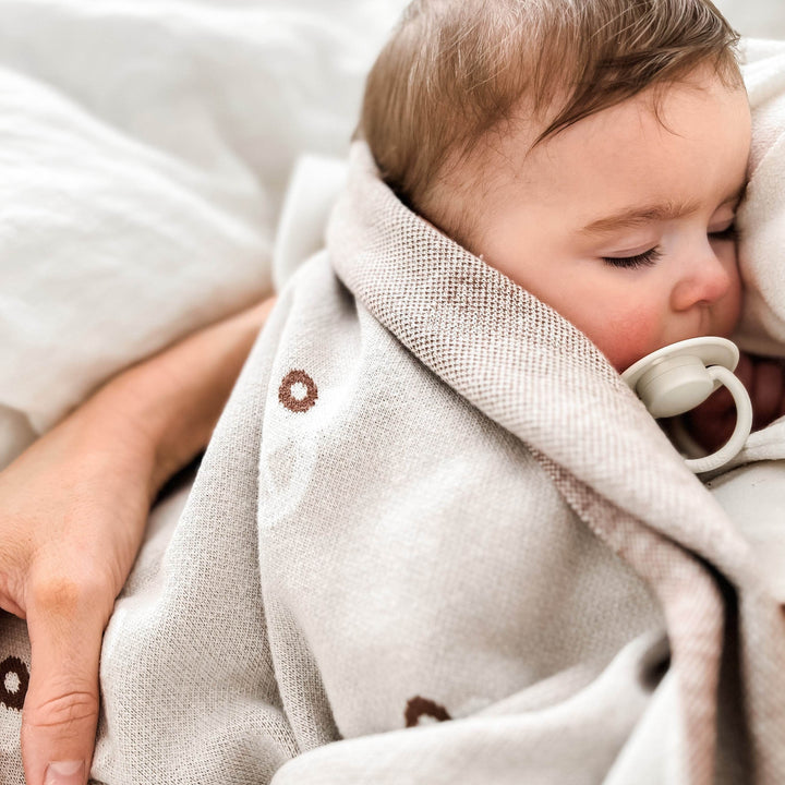 Whimsy Collection - Luxury 100% Cotton Knit Swaddle Baby Blanket - GiFTiFY