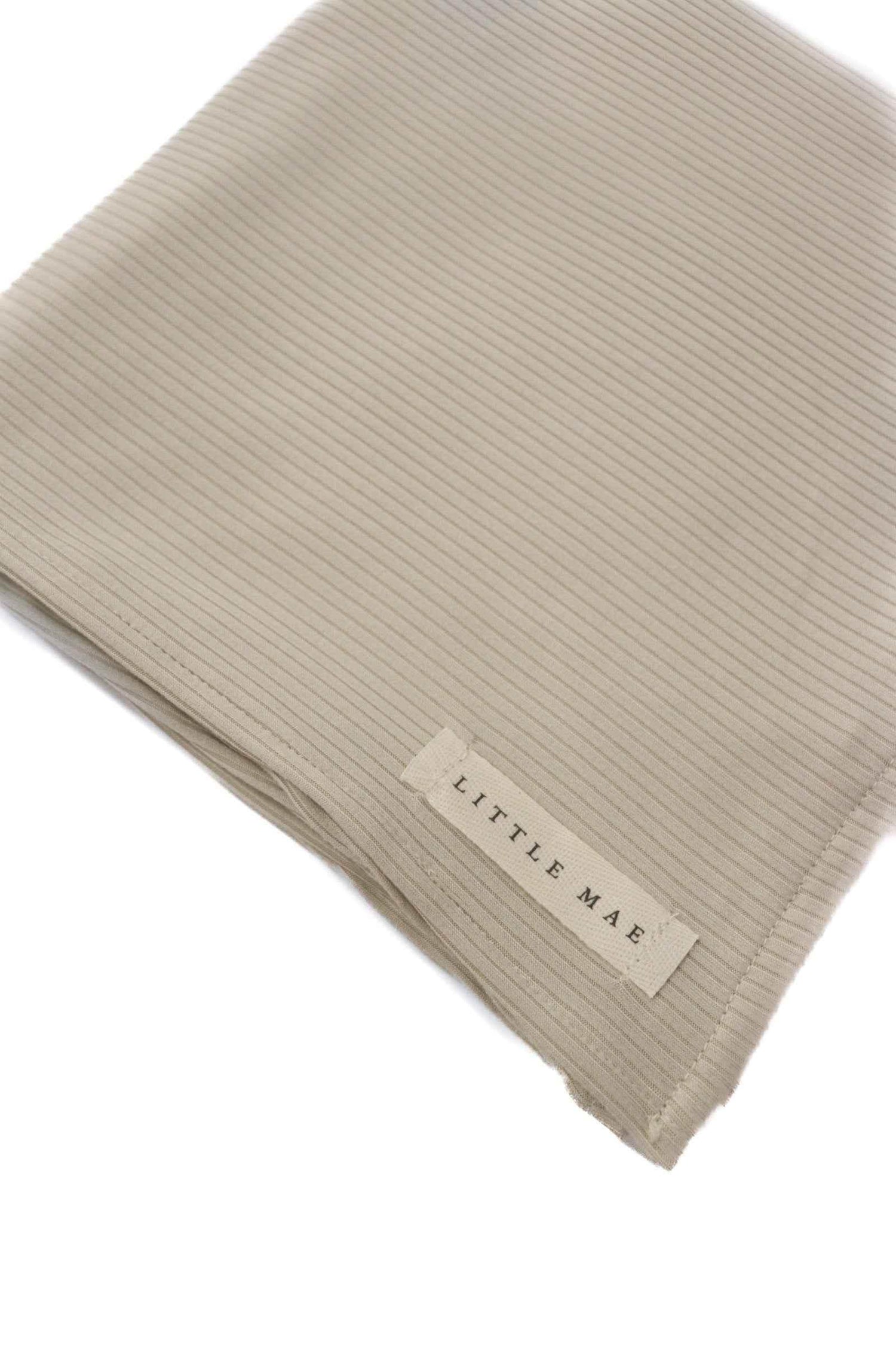 Oat Ribbed Stretch Swaddle - GiFTiFY