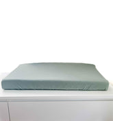 Seafoam Ribbed Changing Pad Cover - GiFTiFY