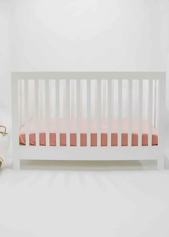 Peony Ribbed Crib Sheet - GiFTiFY