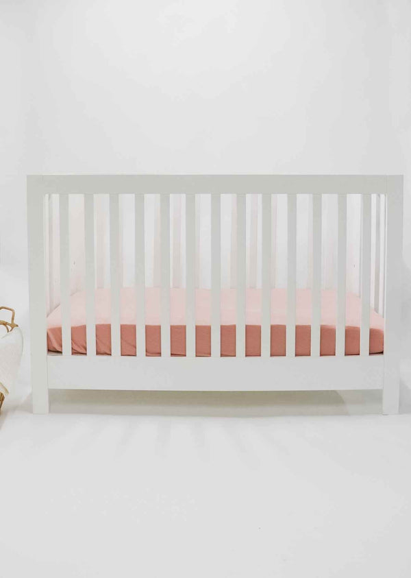 Peony Ribbed Crib Sheet - GiFTiFY