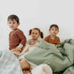 Chestnut Gingham Quilted Blanket