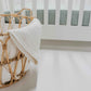 Seafoam Ribbed Crib Sheet