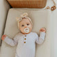 Oat Ribbed Changing Pad Cover
