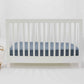 River Ribbed Crib Sheet