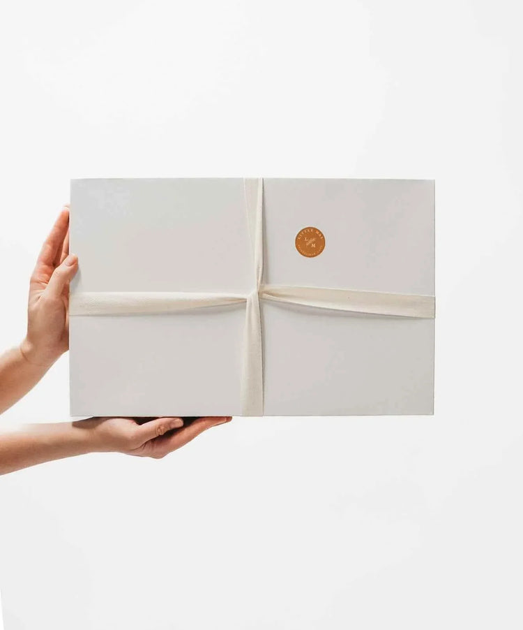 Oat Ribbed Gift Box - GiFTiFY