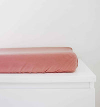Peony Ribbed Changing Pad Cover